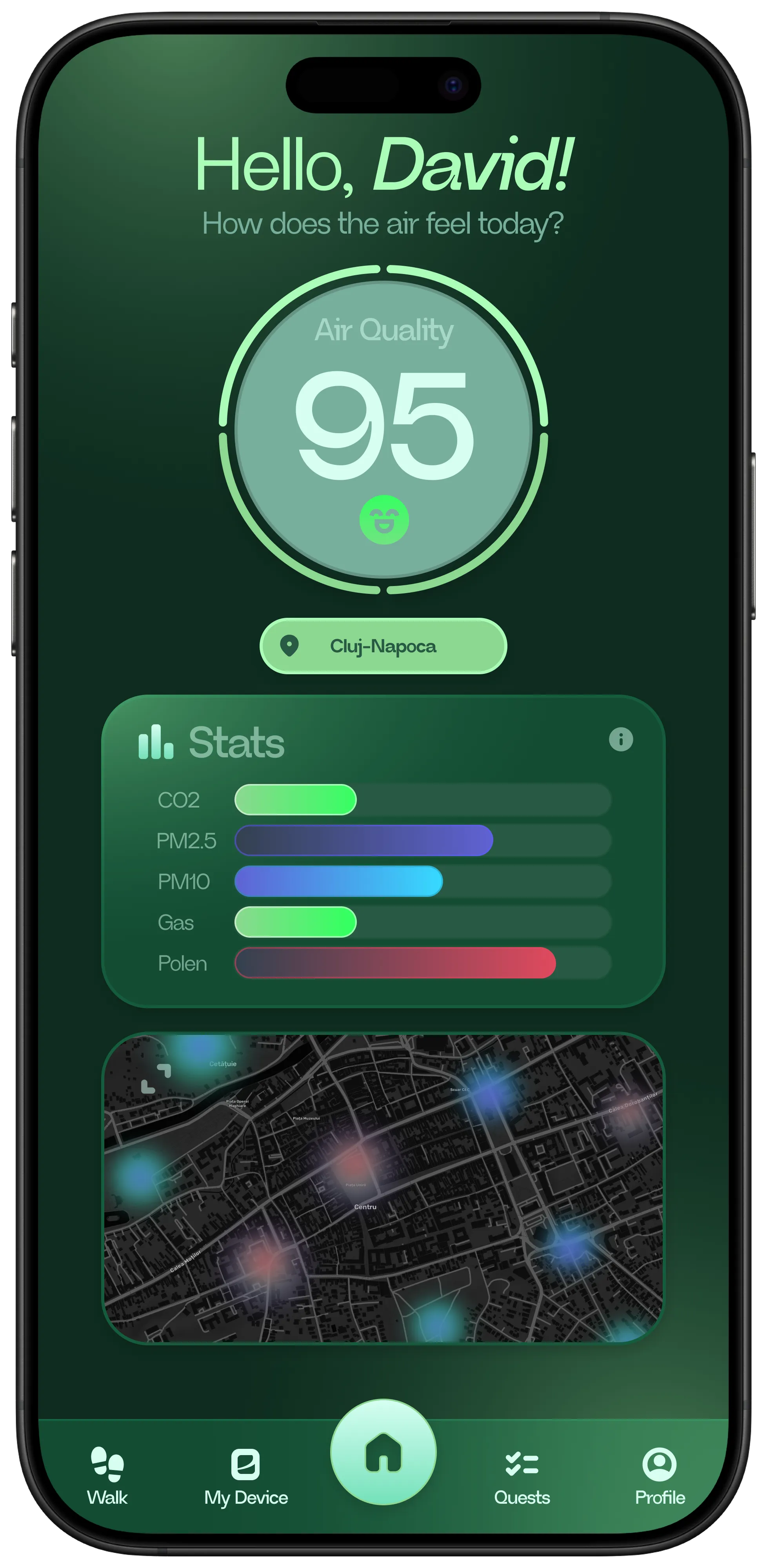 Airsy mobile app screenshot